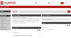 Desktop Screenshot of my.msoe.edu