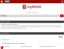 Tablet Screenshot of my.msoe.edu